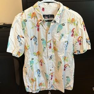 Men's Bird Button Down Shirt